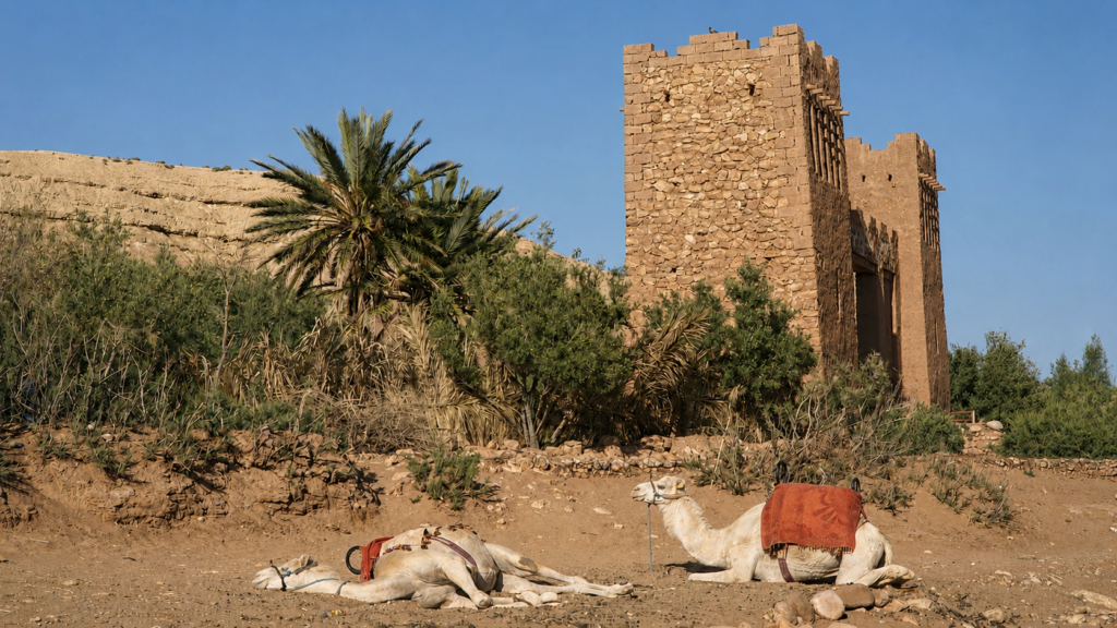 maroko velbloudi